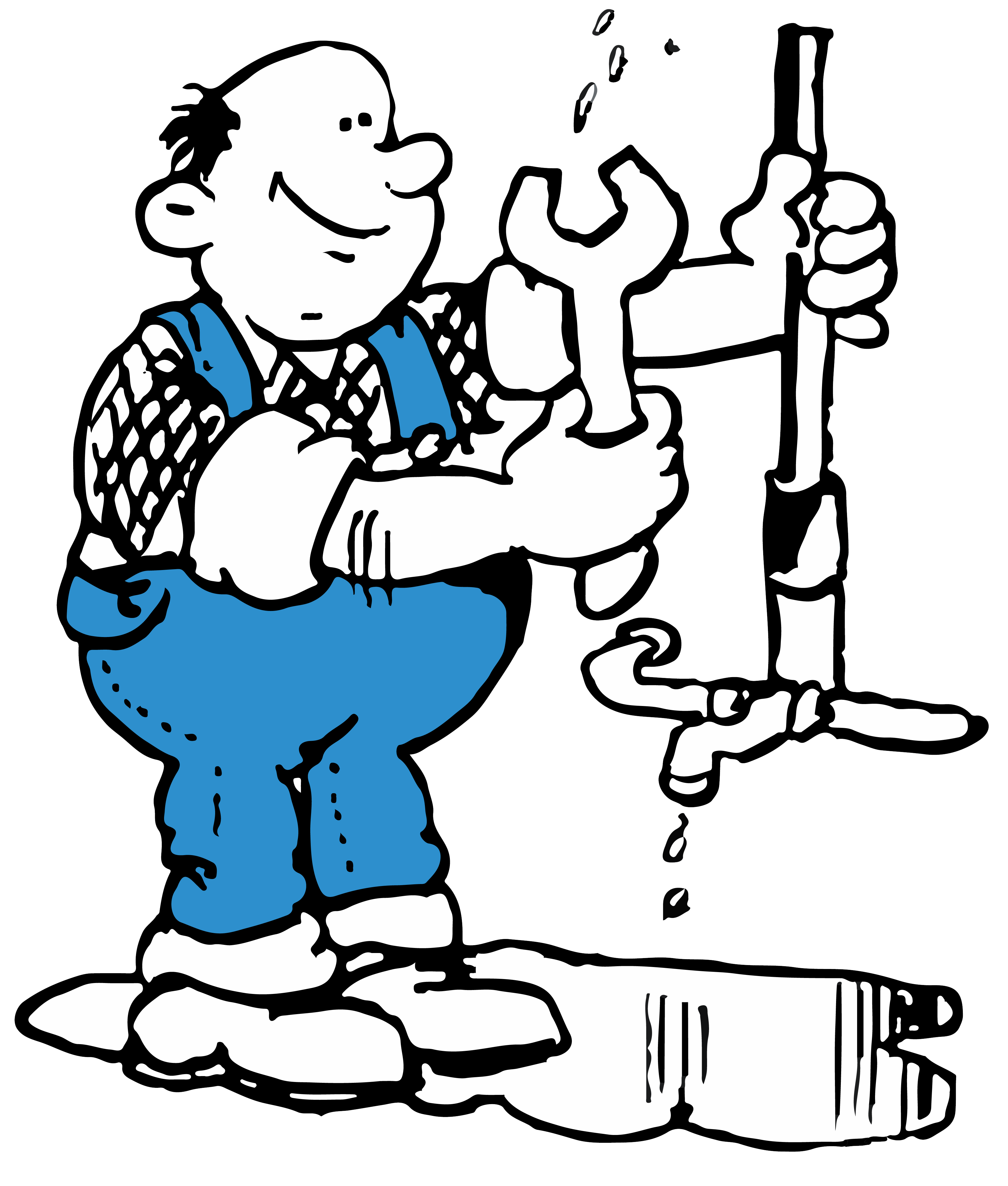 Homme sur un chantier